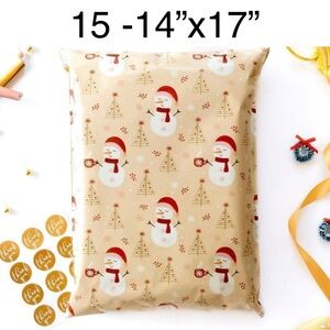 4/20 -15 Snowman Poly Mailer 14”x17”